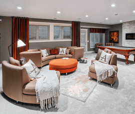 Our Interior Design Predictions for 2018 Trends Basement Image